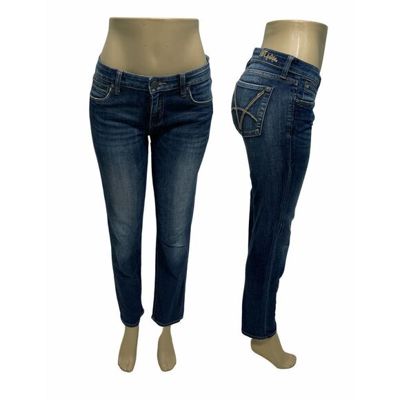 Kut From The Kloth Catherine Boyfriend‎ Jeans Mid Rise Dark Wash Size 6 Women's - Picture 1 of 16